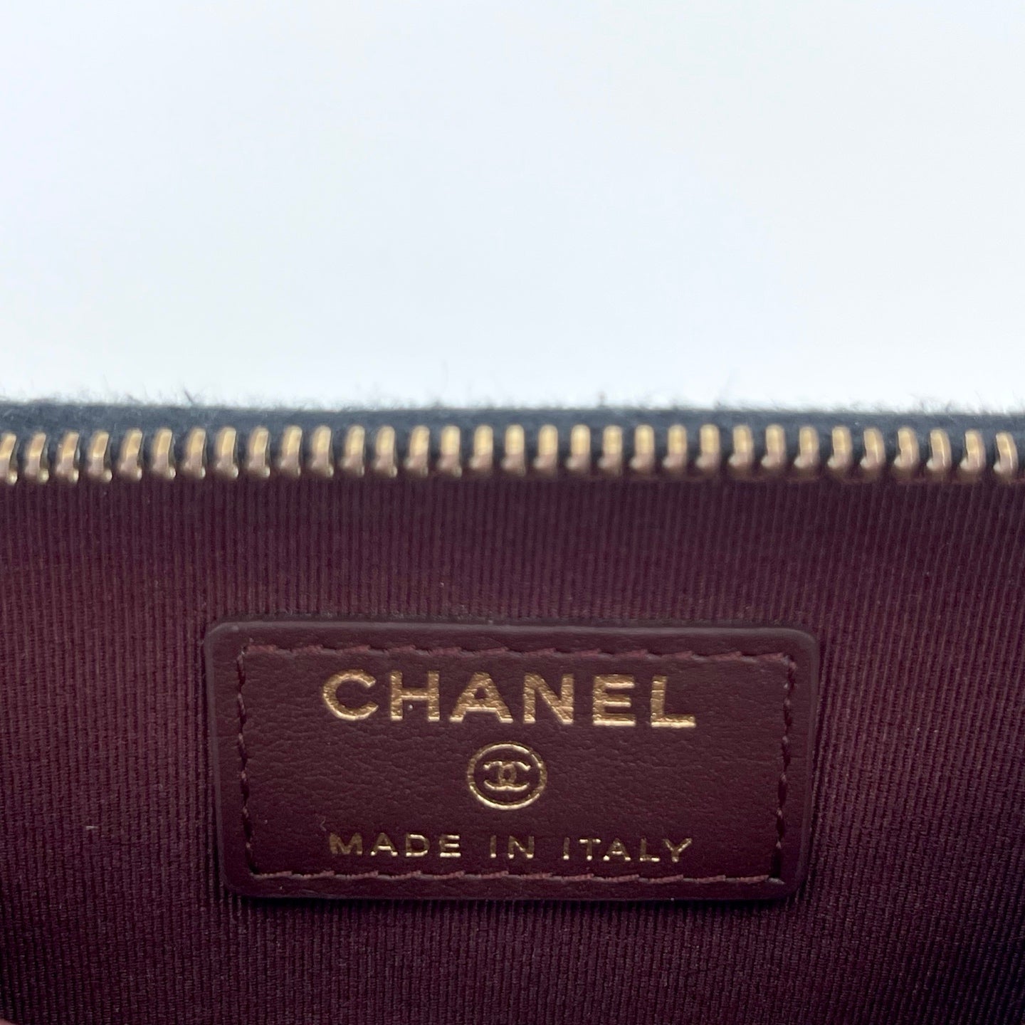 Chanel Quilted Caviar Zipped Coin Purse in Black / Gold Hardware [Used]