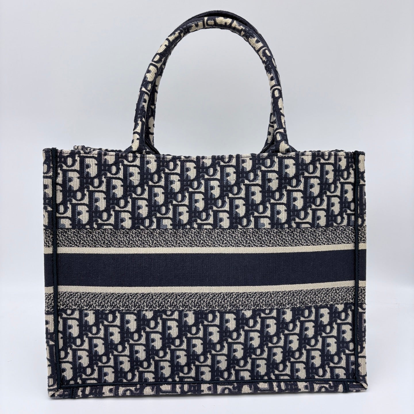 Dior Book Tote Medium Toile de Jouy Canvas Tote Bag [Used]