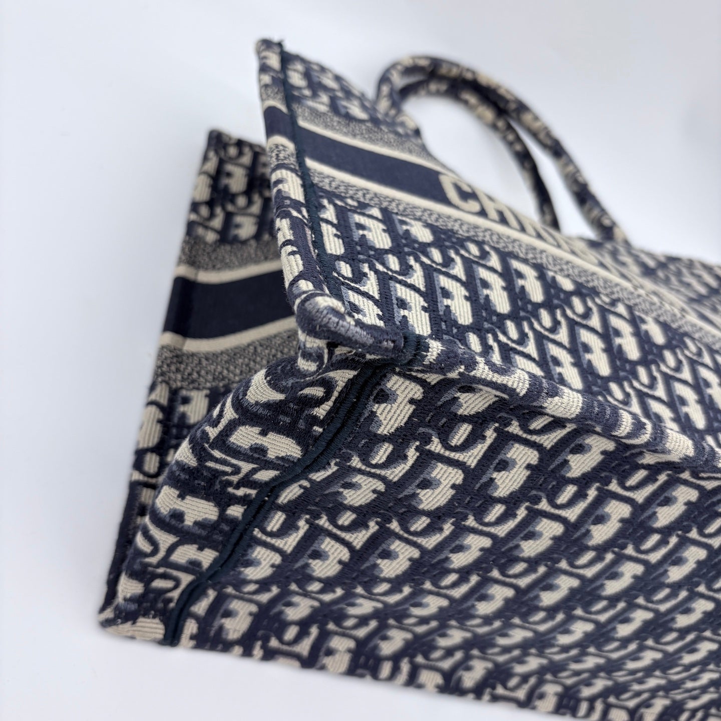 Dior Book Tote Medium Toile de Jouy Canvas Tote Bag [Used]