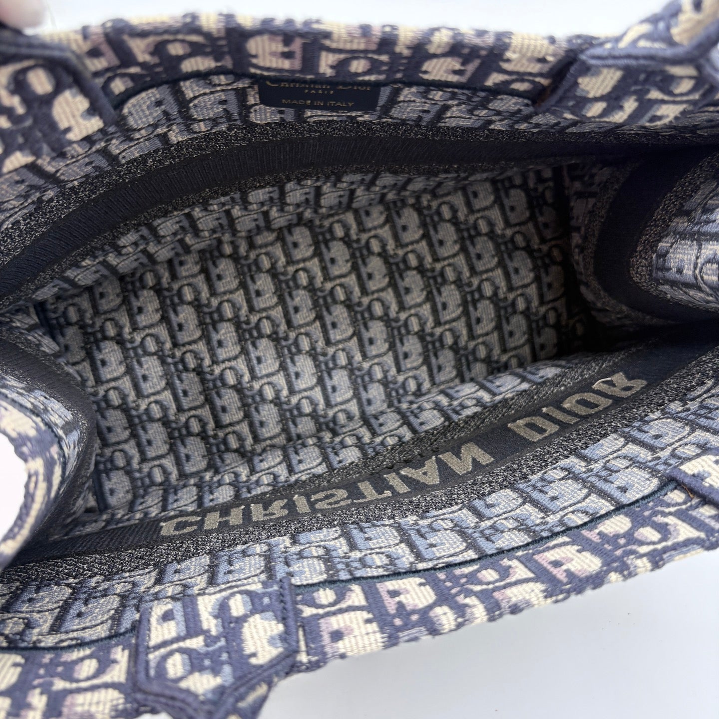 Dior Book Tote Medium Toile de Jouy Canvas Tote Bag [Used]