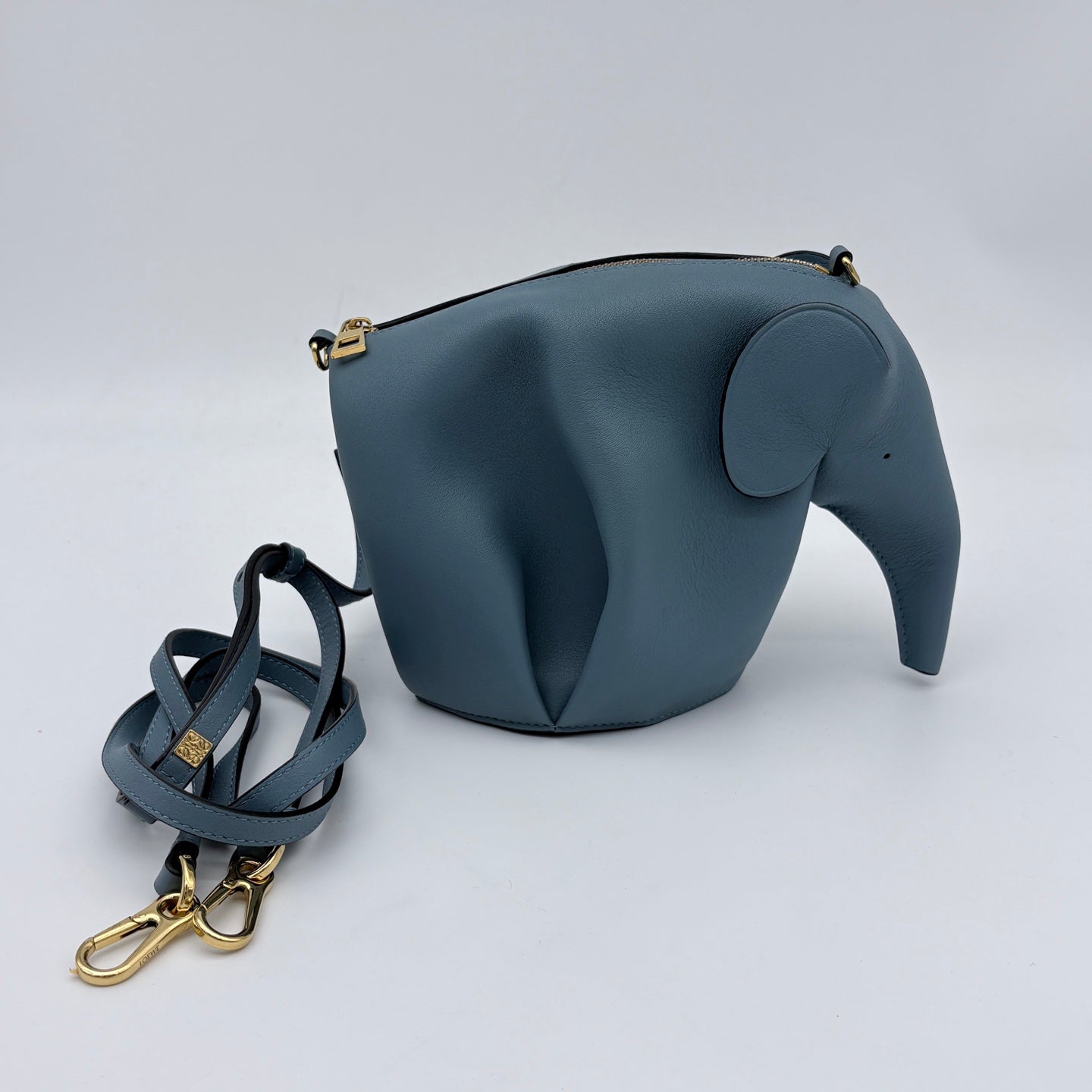 Loewe Elephant Mini Bag in Soft Grained Calfskin [Used]
