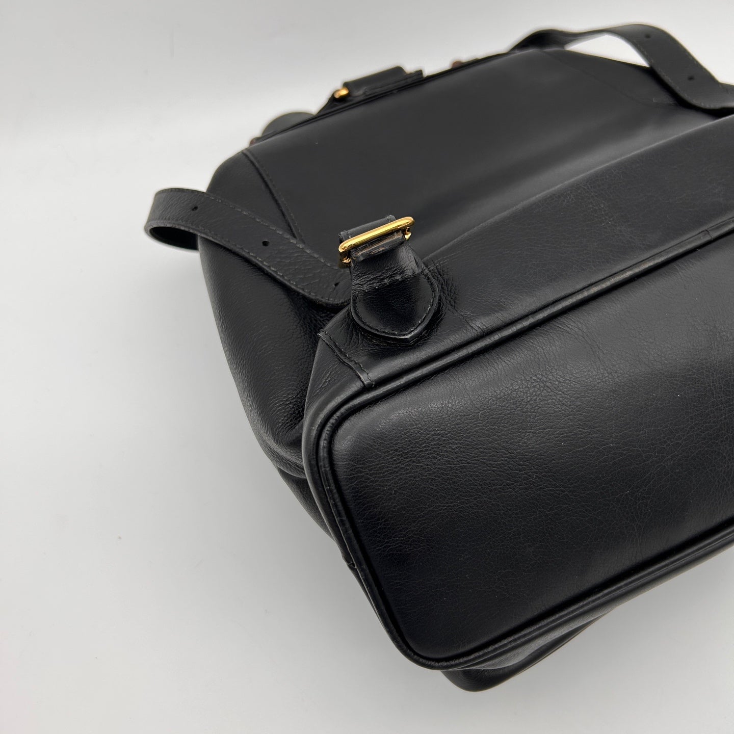 Gucci Bamboo Calfskin Backpack Large in Black [Used]