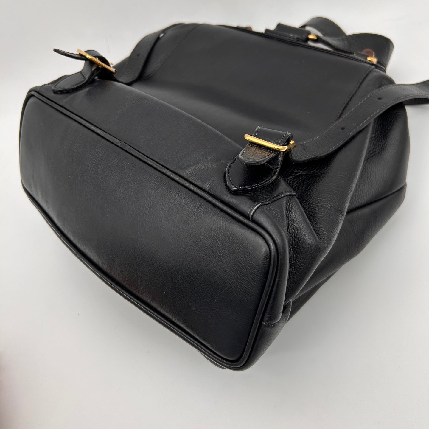 Gucci Bamboo Calfskin Backpack Large in Black [Used]