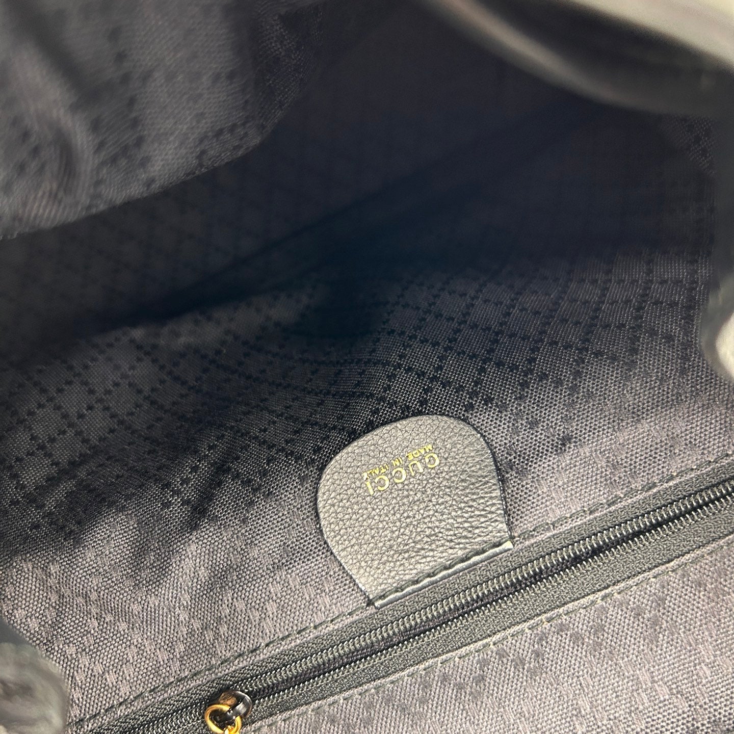 Gucci Bamboo Calfskin Backpack Large in Black [Used]