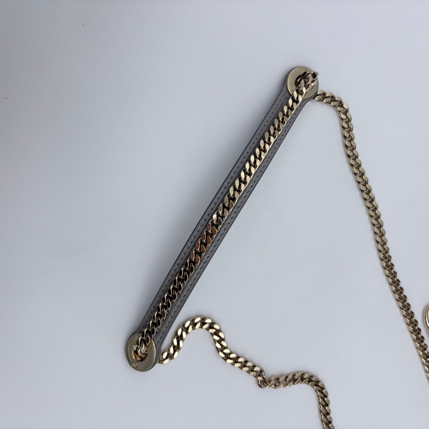 Dior Mini Lady Dior Pearly Gray Lambskin Bag [Used]