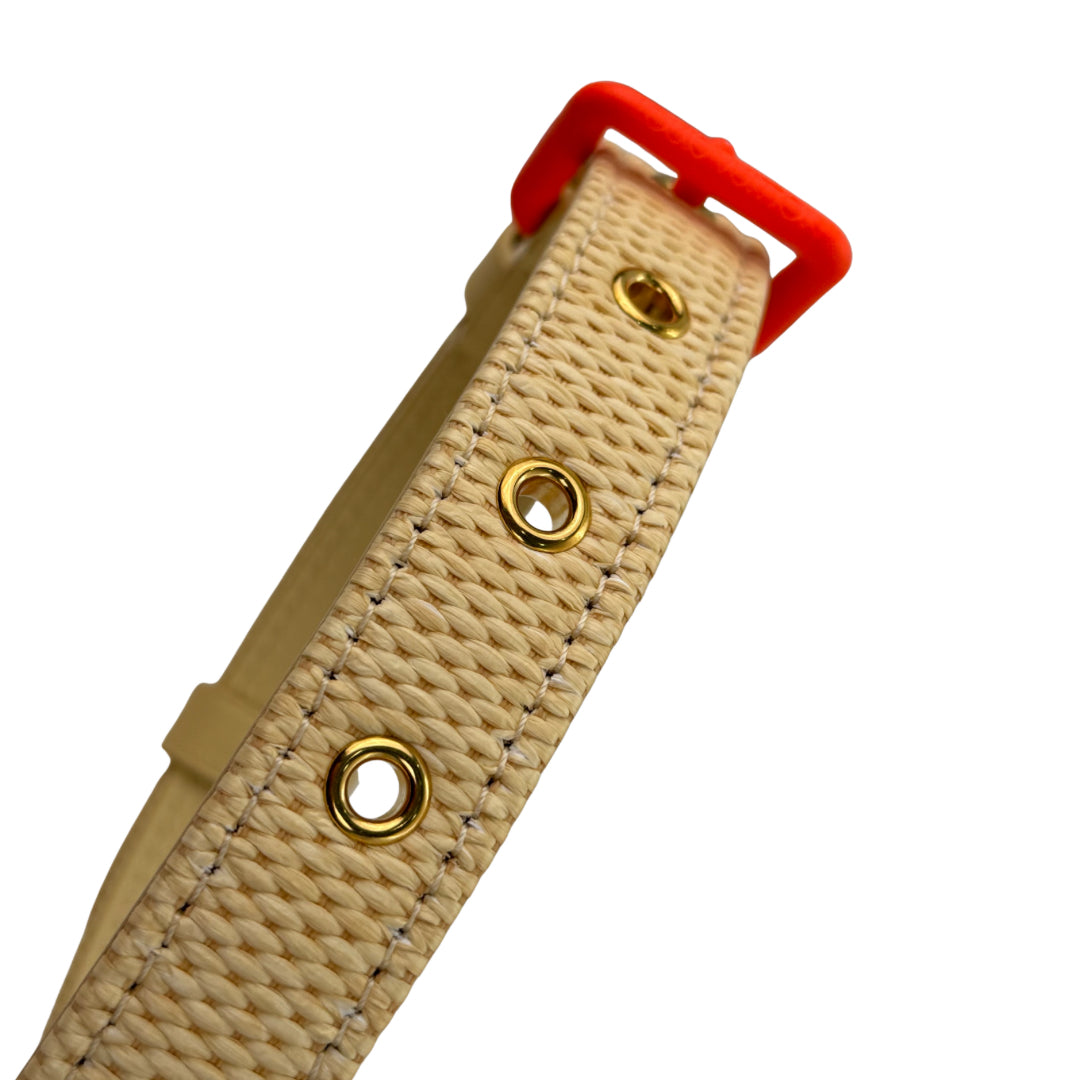 Louis Vuitton Keepall 50 Orange Damier Raffia Travel Bag [Used]