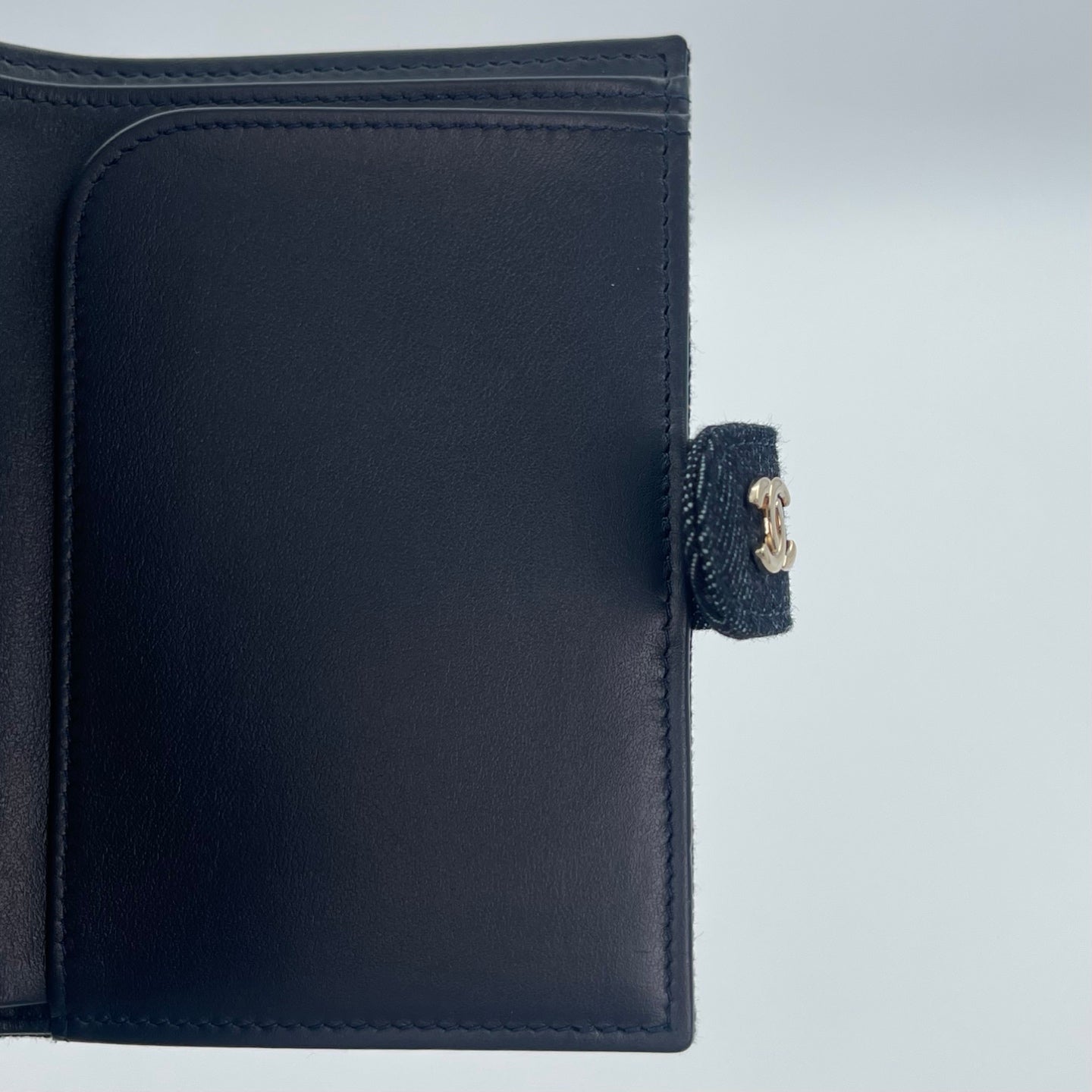 Chanel 26P Early Spring Denim Passport Holder [Brand New]