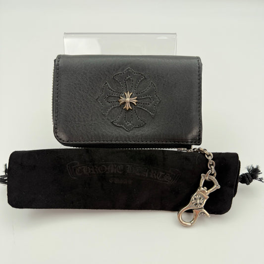 Chrome Hearts Leather Chain Coin Purse [Unused]