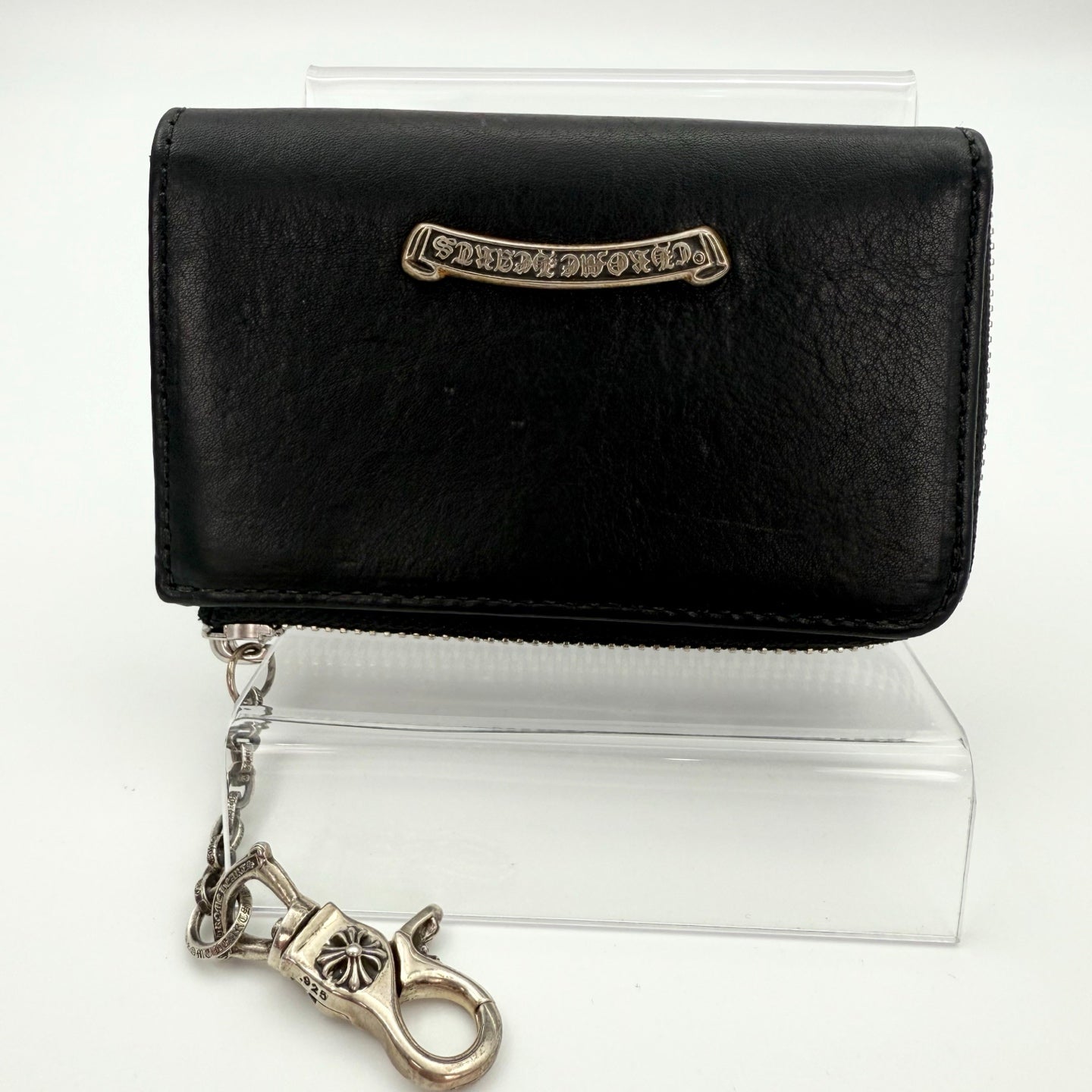 Chrome Hearts Leather Chain Coin Purse [Unused]