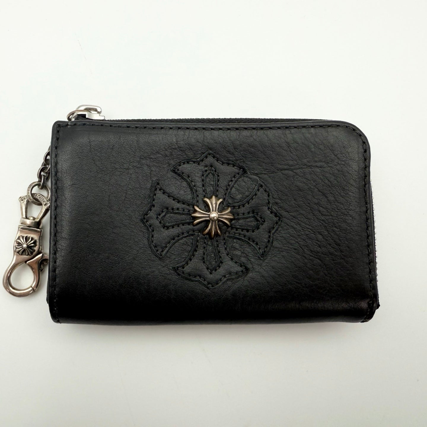 Chrome Hearts Leather Chain Coin Purse [Unused]