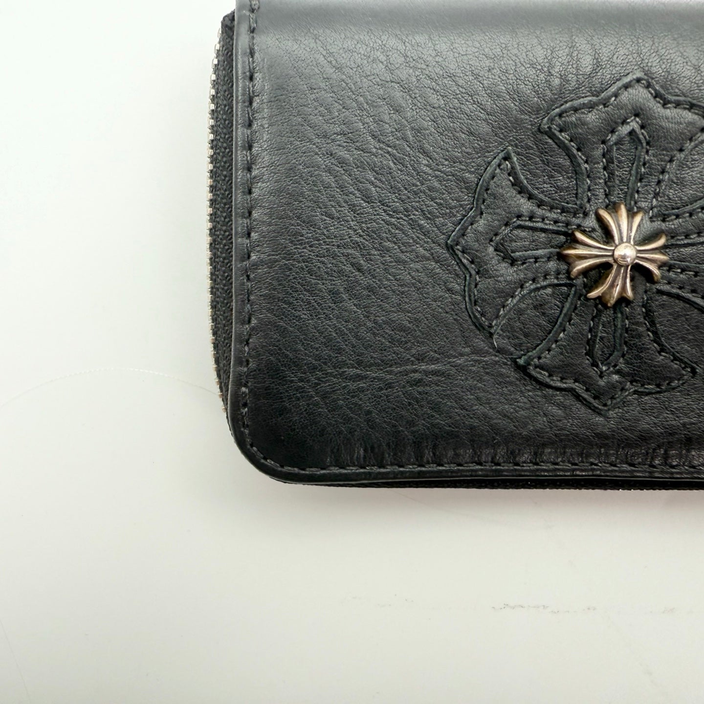 Chrome Hearts Leather Chain Coin Purse [Unused]