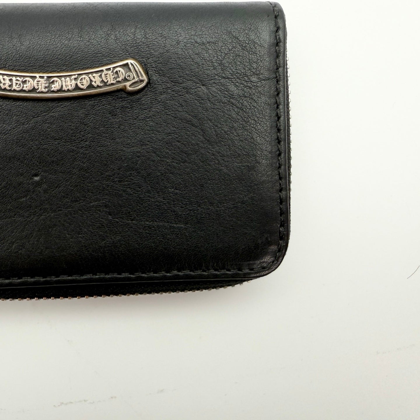 Chrome Hearts Leather Chain Coin Purse [Unused]