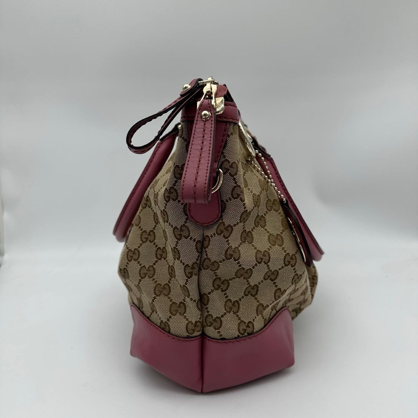 Gucci Monogram Two-Way Purple Tote Bag [Used]