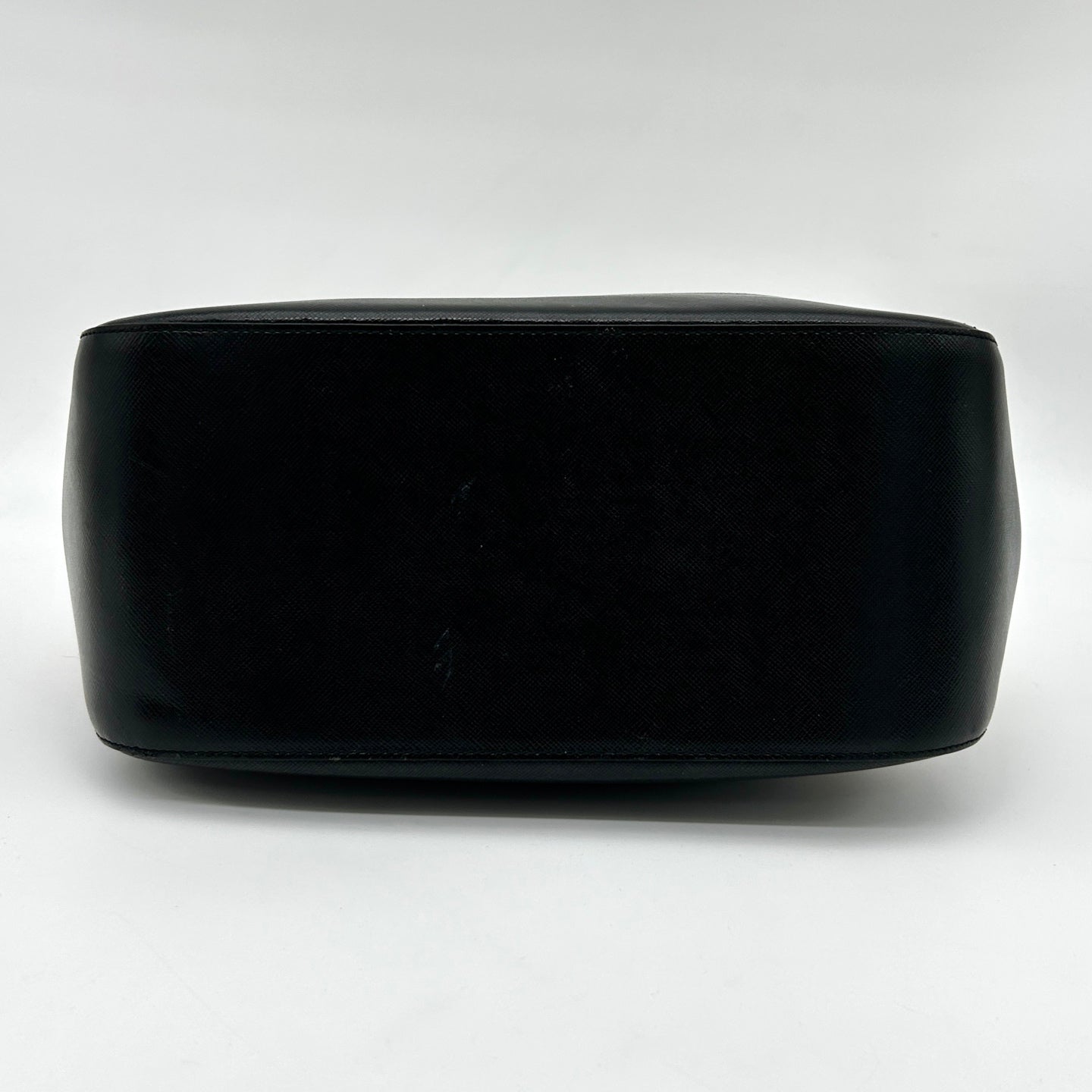 Burberry Vintage Check Leather Small Tote Shoulder Bag Gold Coin Hardware [Used]