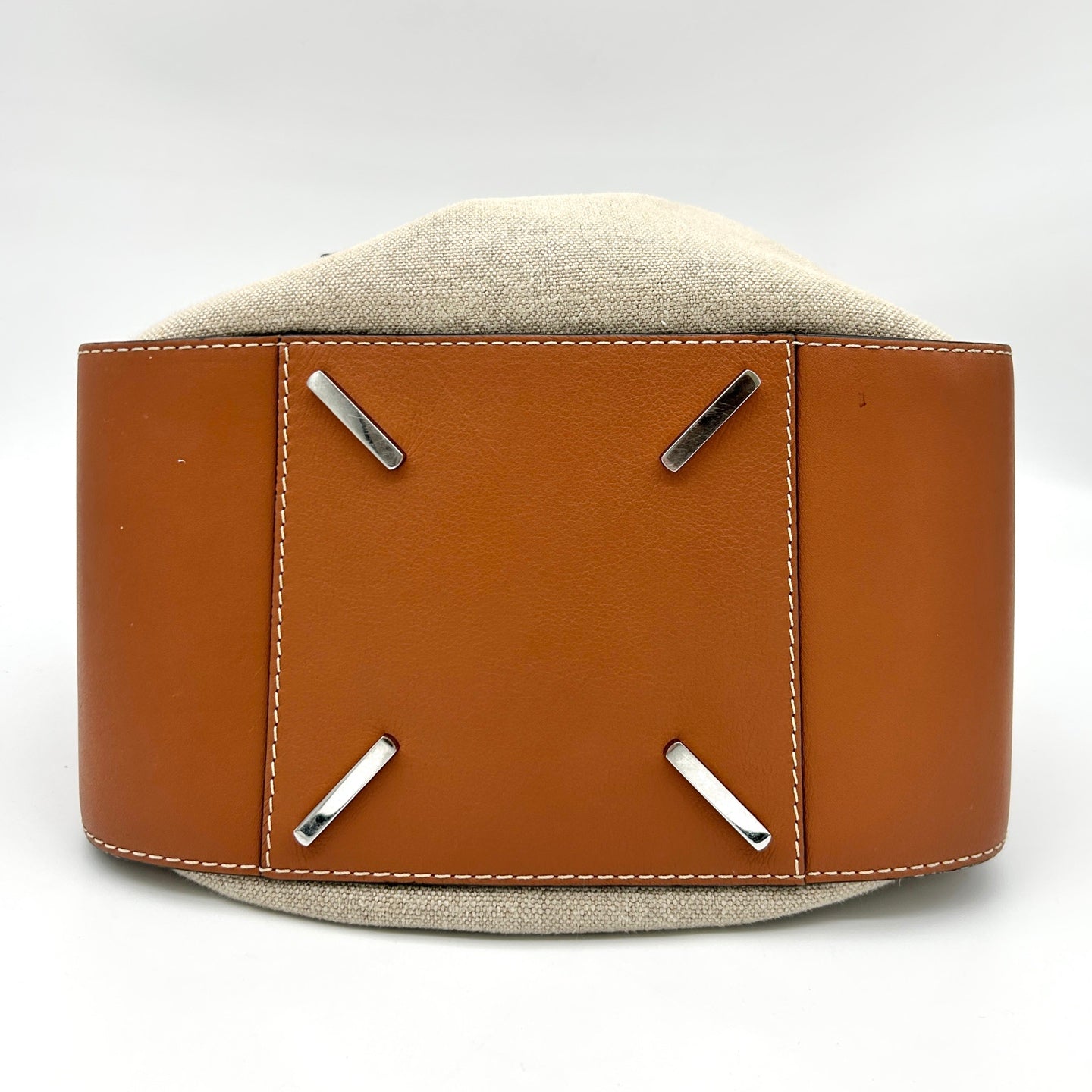 Loewe Hammock Medium Two-Way Bag Fabric with Leather Trim [Used]