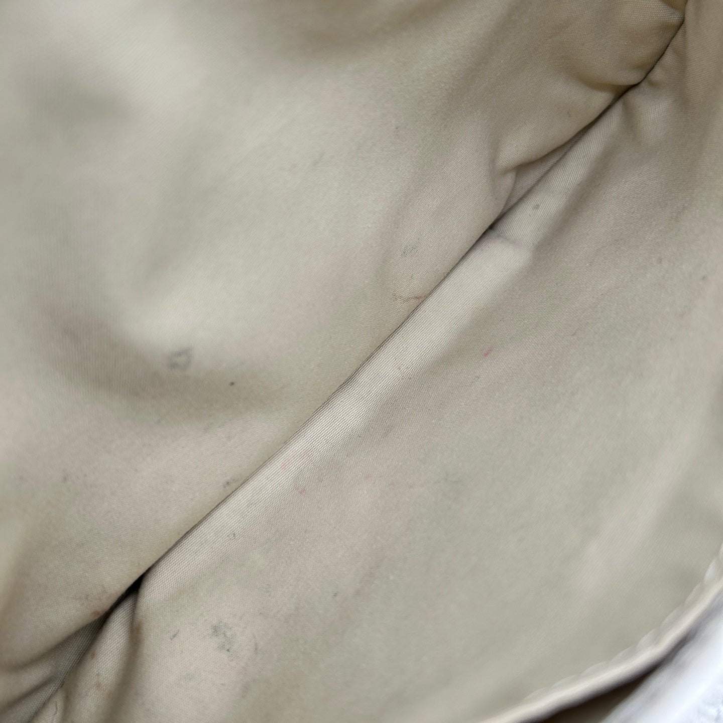 Louis Vuitton Monogram Twin Small Bag Cream White with Leather Trim [Used