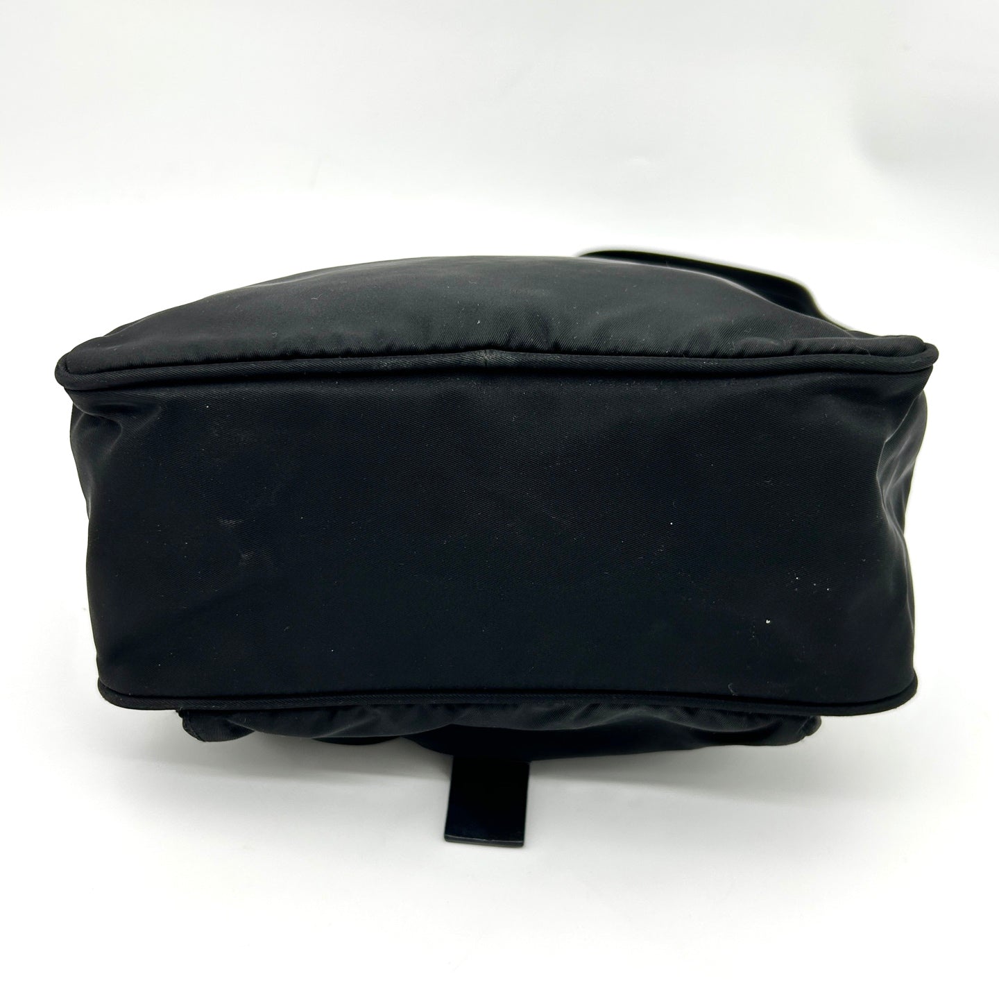 Prada Re-Nylon Flap Boxy Shoulder Crossbody Tote Bag Black [Used]