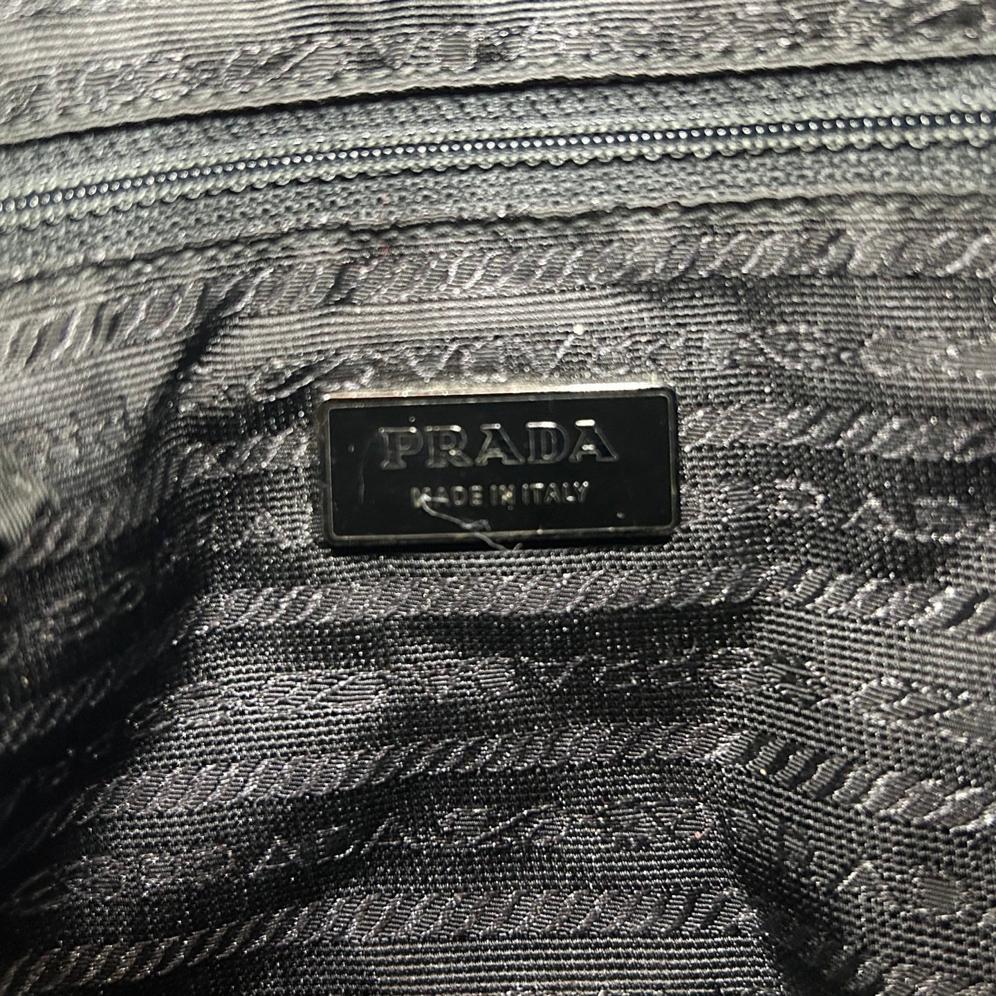 Prada Re-Nylon Flap Boxy Shoulder Crossbody Tote Bag Black [Used]