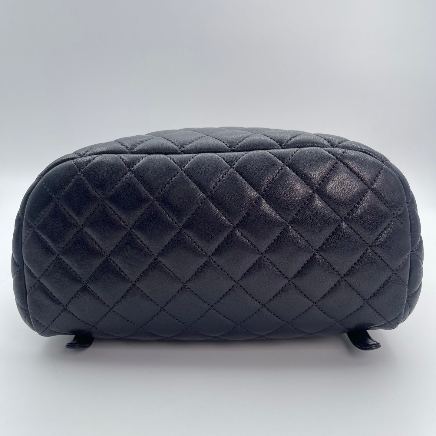 Chanel Navy Blue Lambskin Salzburg Backpack [Used]