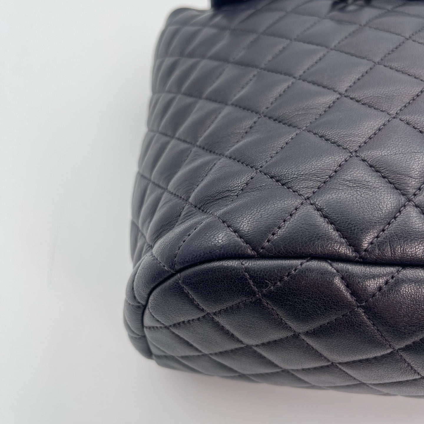 Chanel Navy Blue Lambskin Salzburg Backpack [Used]