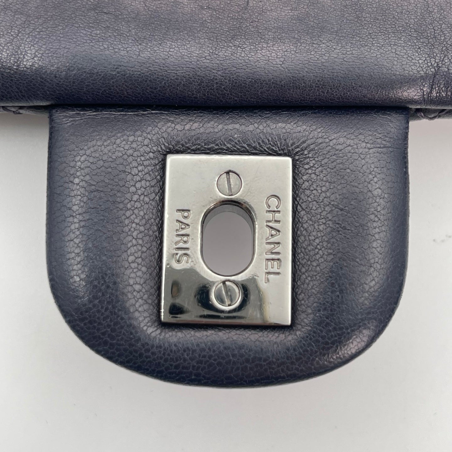 Chanel Navy Blue Lambskin Salzburg Backpack [Used]