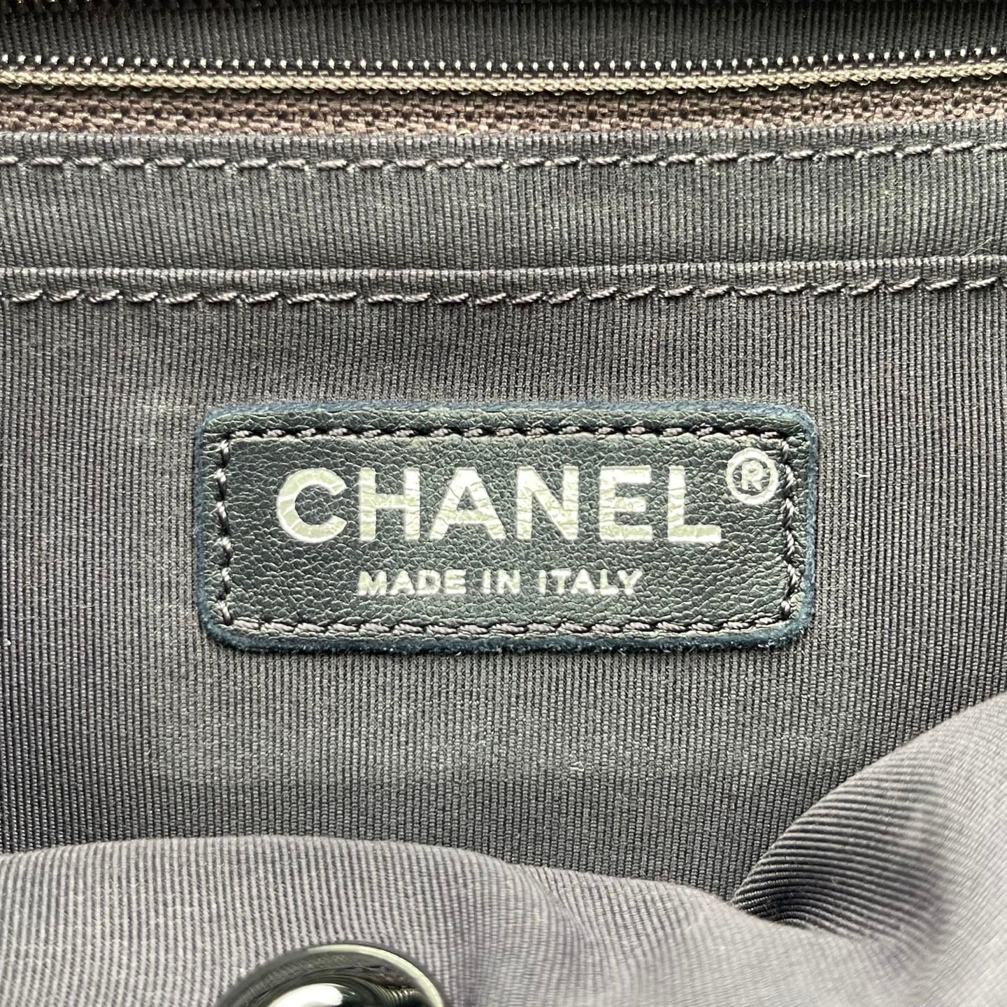 Chanel Navy Blue Lambskin Salzburg Backpack [Used]