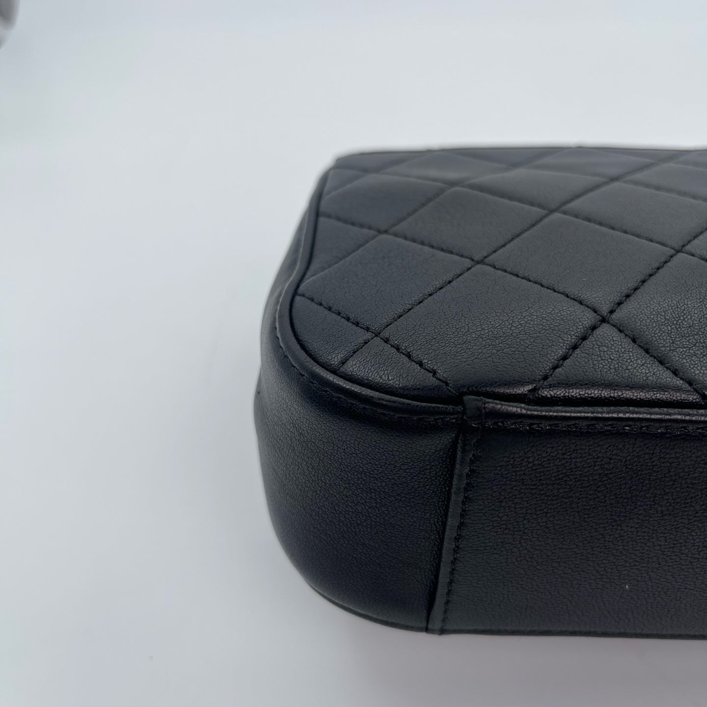 Chanel Black Calfskin 19 Bag 2Way Handle Shoulder Bag [Used]