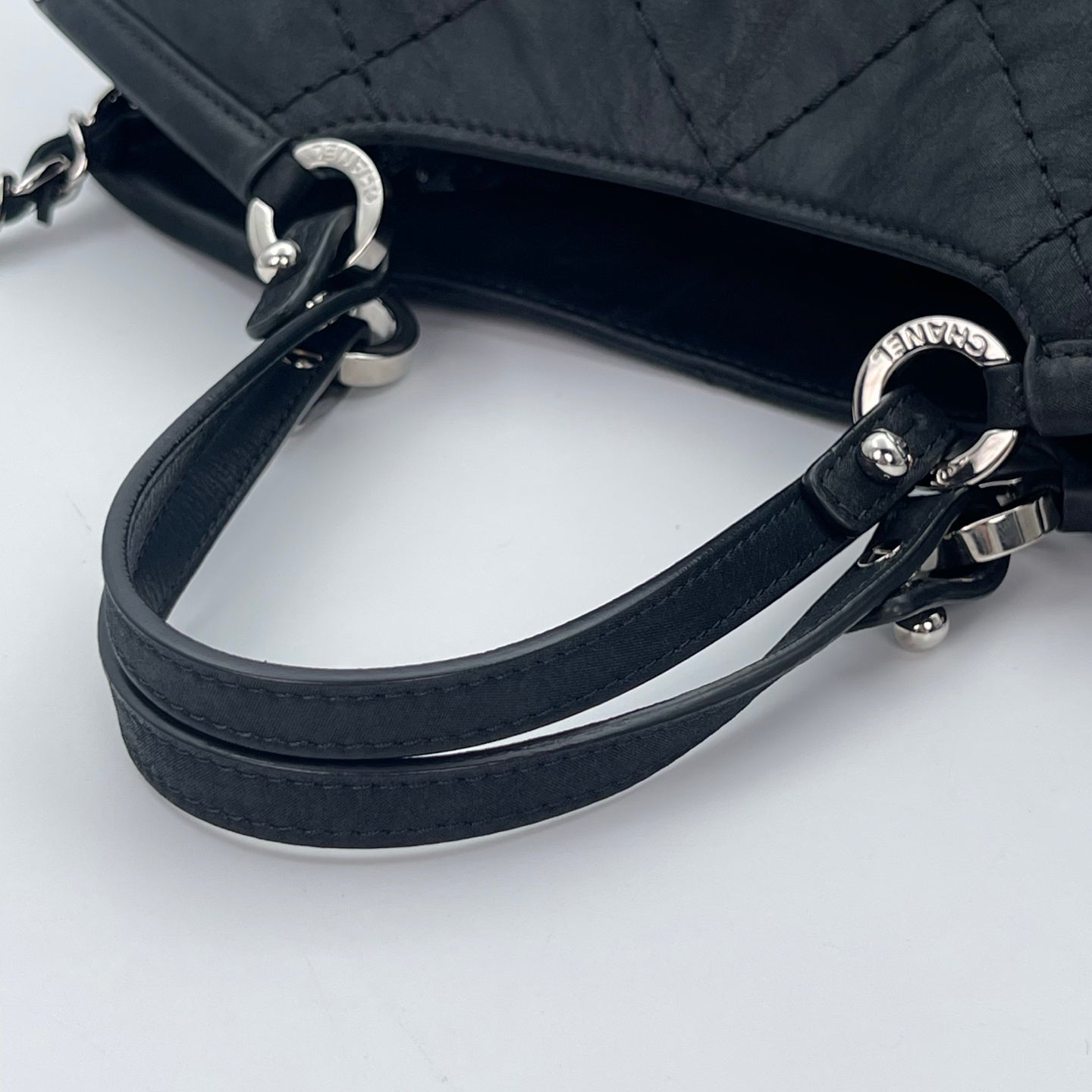 Chanel Black Calfskin 2Way Tote Bag [Used]