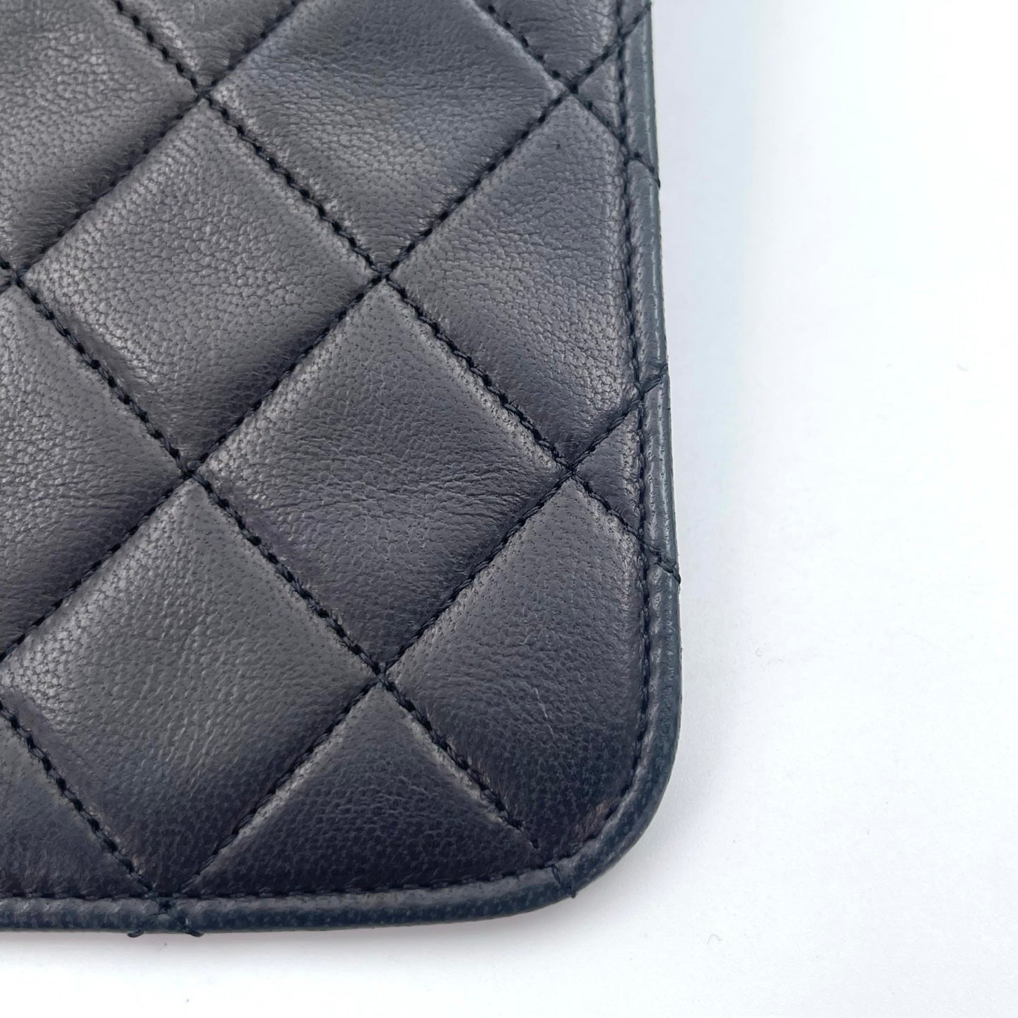 Chanel Black Lambskin Classic Flap Chain Shoulder Bag [Used]