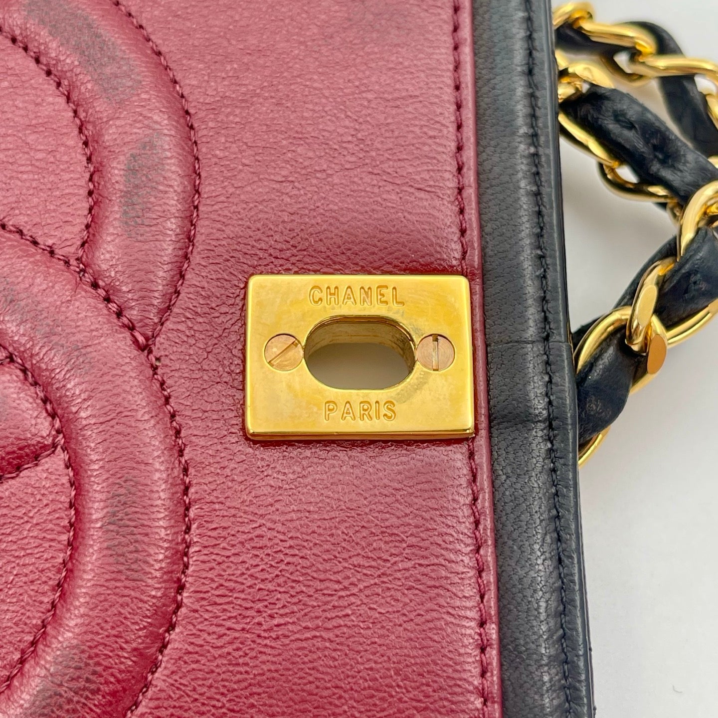 Chanel Black Lambskin Classic Flap Chain Shoulder Bag [Used]