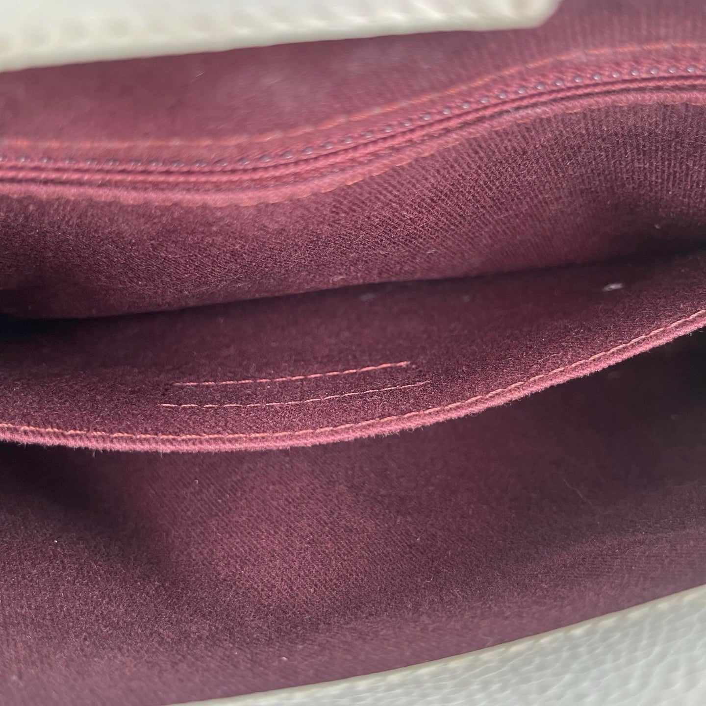 Chanel Ivory Calfskin Tote Bag with Silver Hardware [Used]