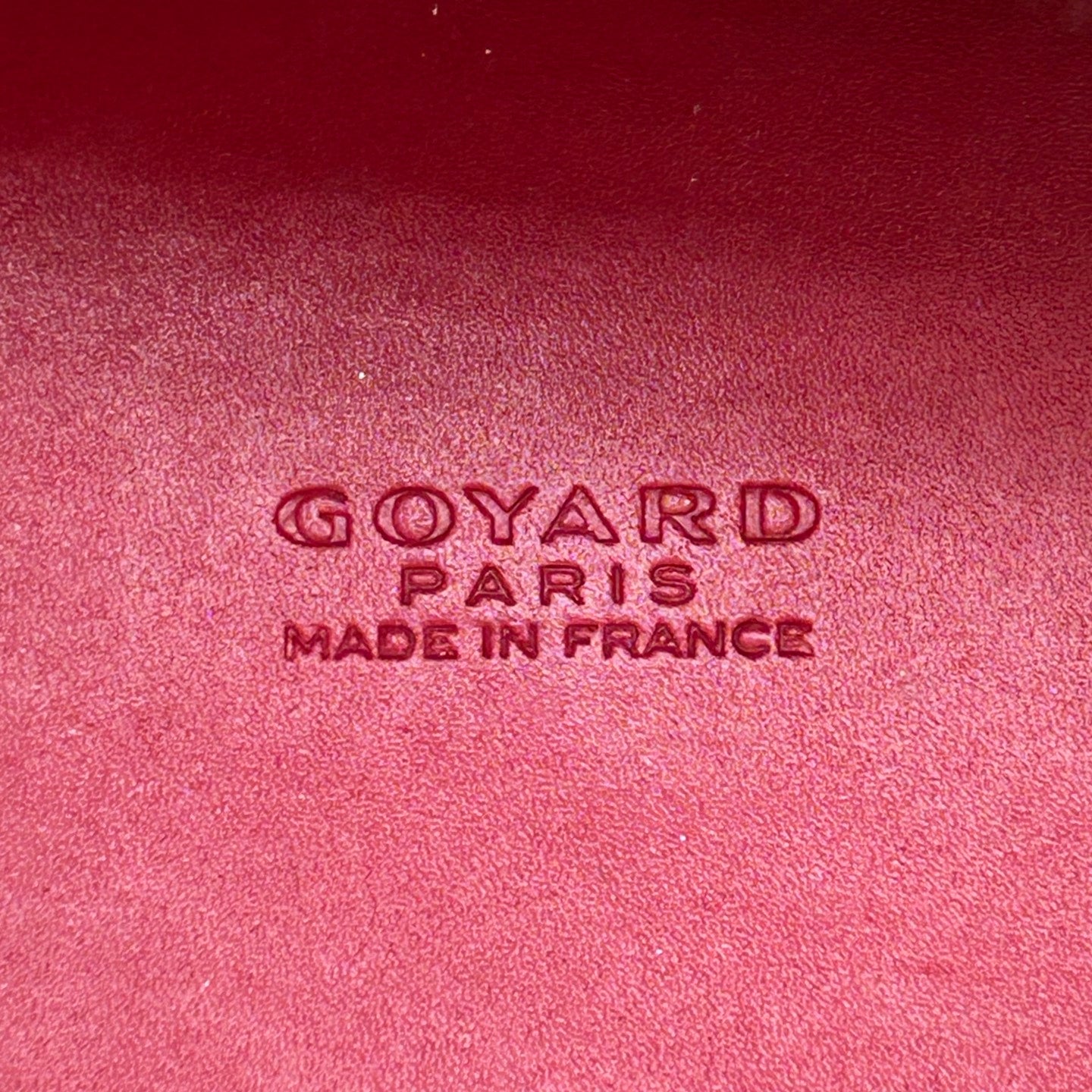 Goyard Goyardine Red Monogram Handheld Underarm Tote Briefcase Bag 38.5 × 31 × 14 cm [Used]