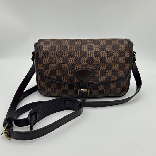 Louis Vuitton Damier Ebene Baguette Shoulder Bag Brown [Used]