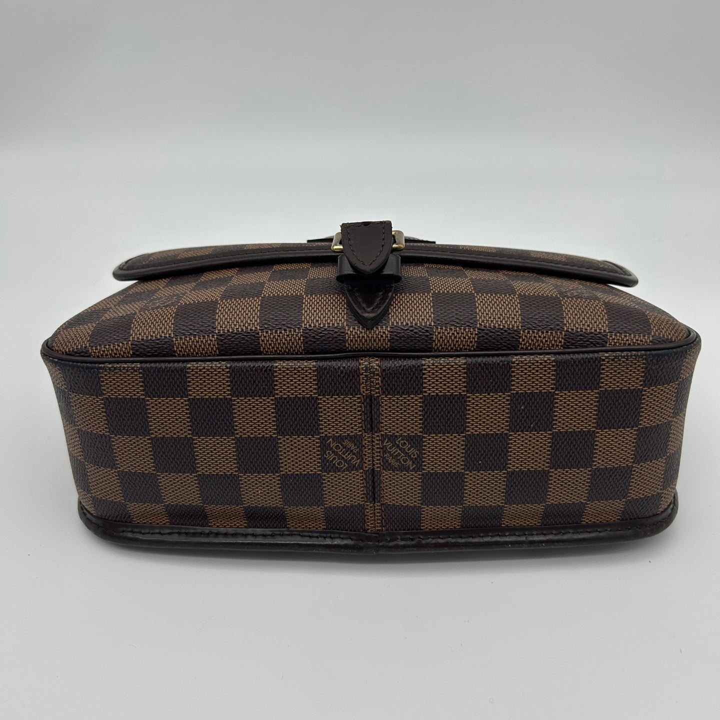 Louis Vuitton Damier Ebene Baguette Shoulder Bag Brown [Used]