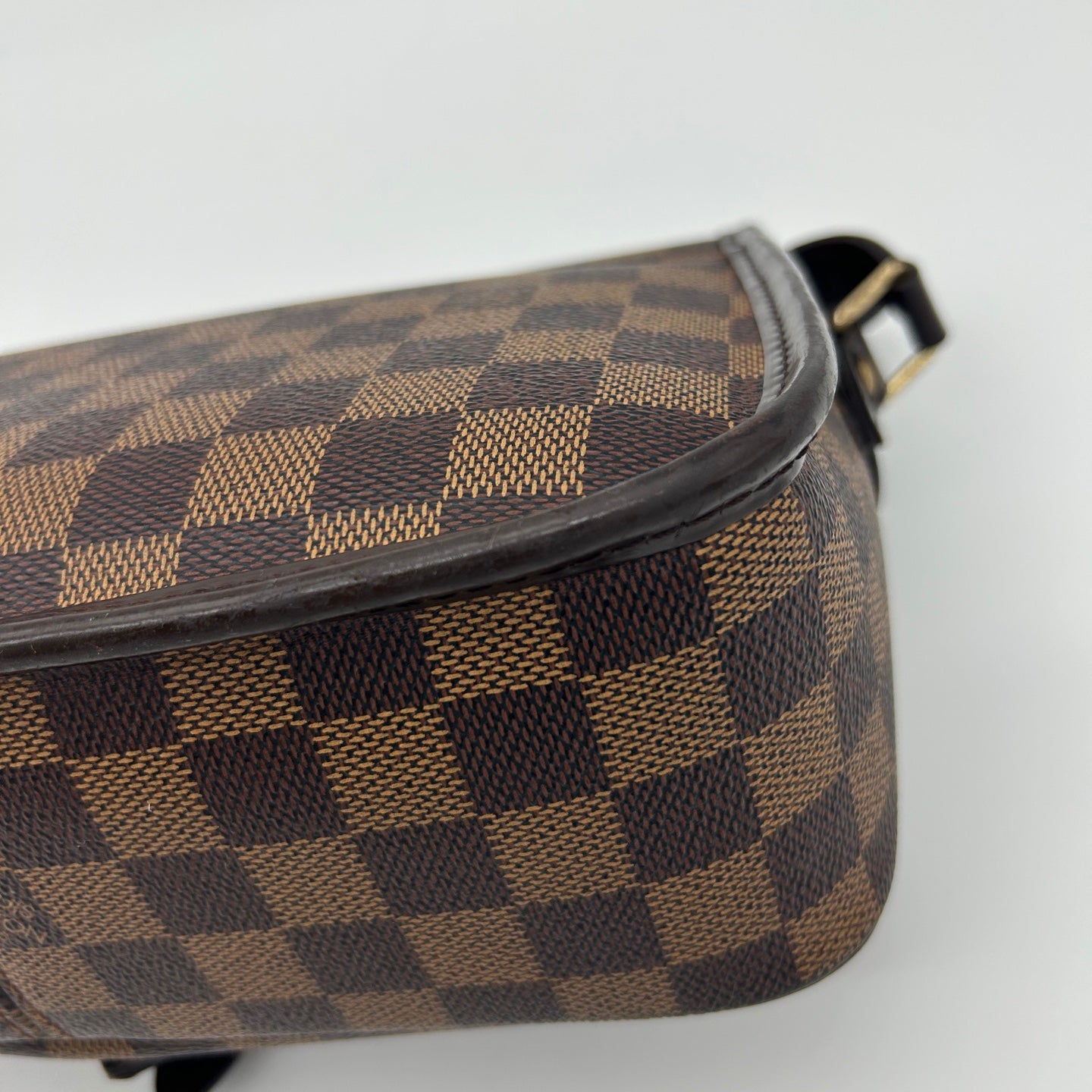 Louis Vuitton Damier Ebene Baguette Shoulder Bag Brown [Used]