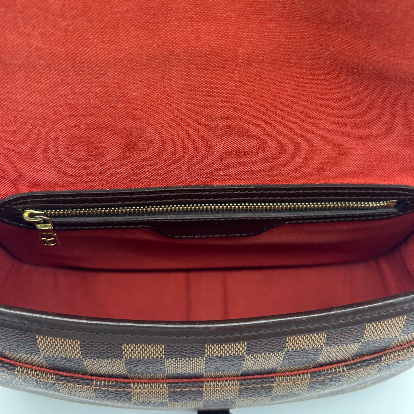 Louis Vuitton Damier Ebene Baguette Shoulder Bag Brown [Used]