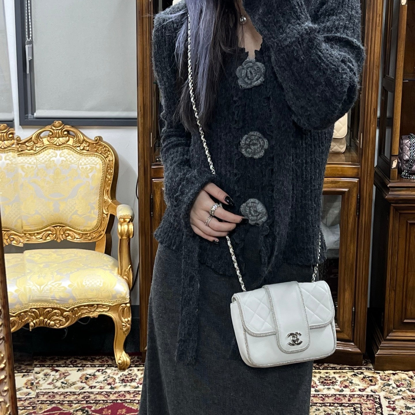 Chanel Matelassé Chain Shoulder Bag[Used]