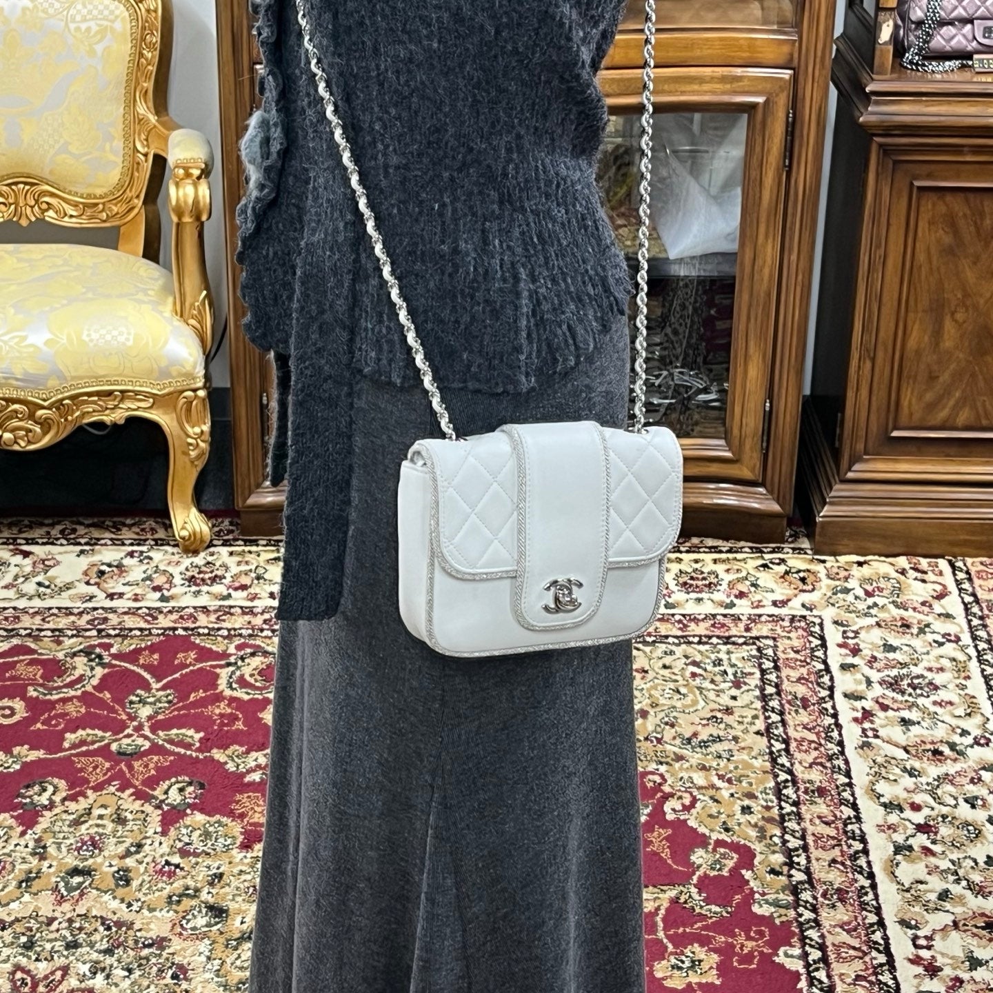 Chanel Matelassé Chain Shoulder Bag[Used]