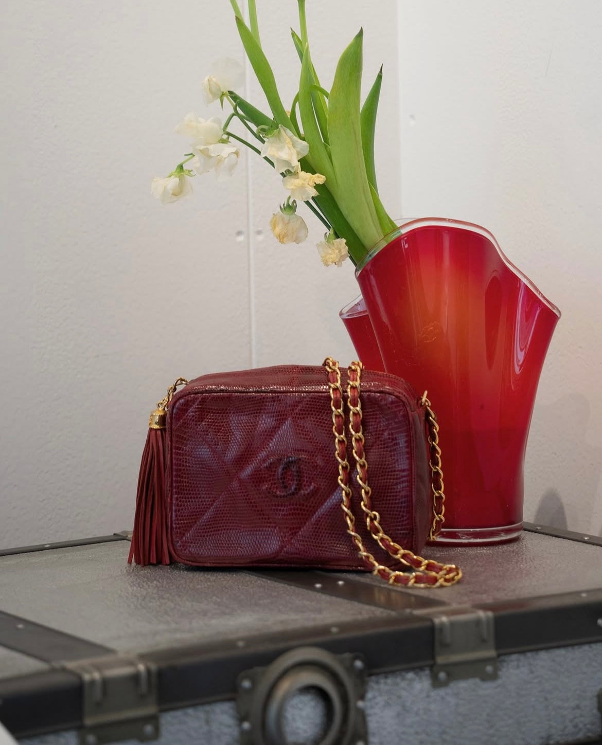 Chanel Red Mini Camera Bag[Used]