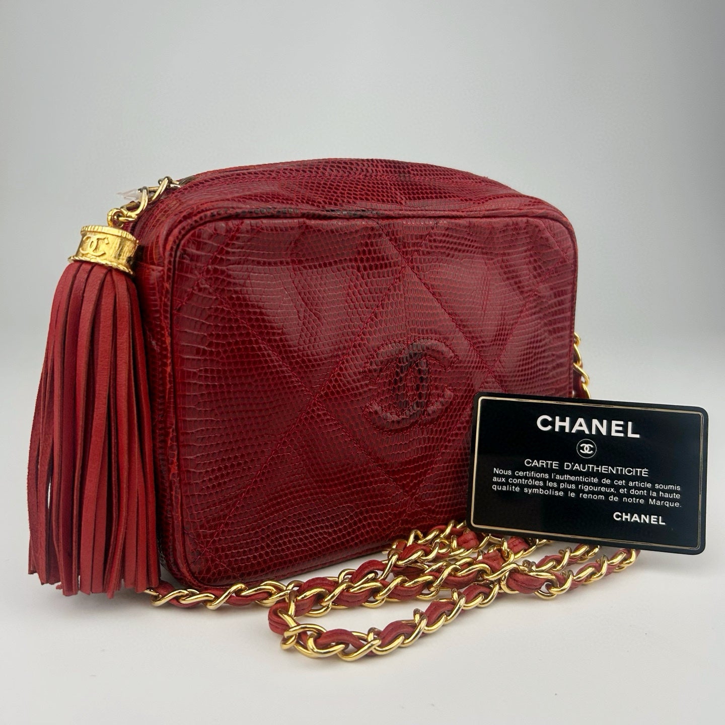 Chanel Red Mini Camera Bag[Used]