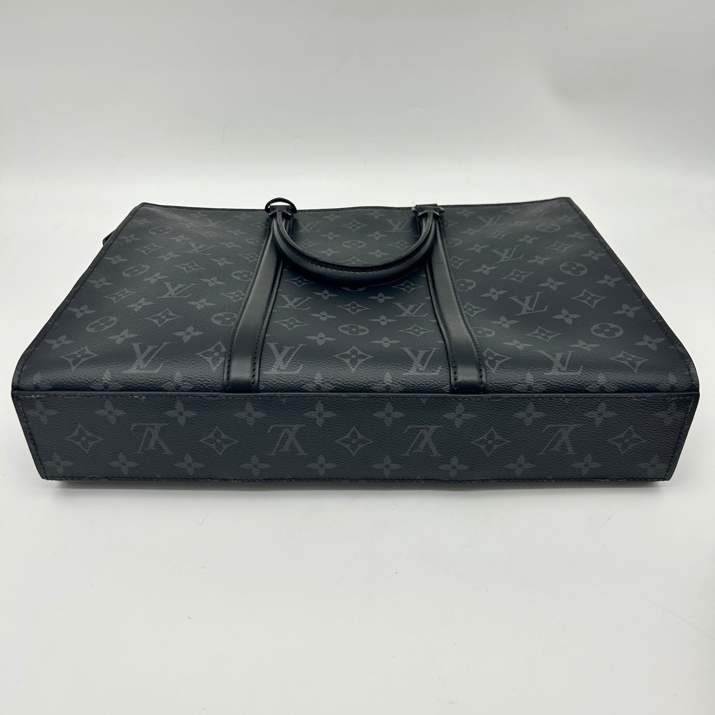 Louis Vuitton Black Monogram Eclipse Large 2WAY Tote / Business Bag [Used]
