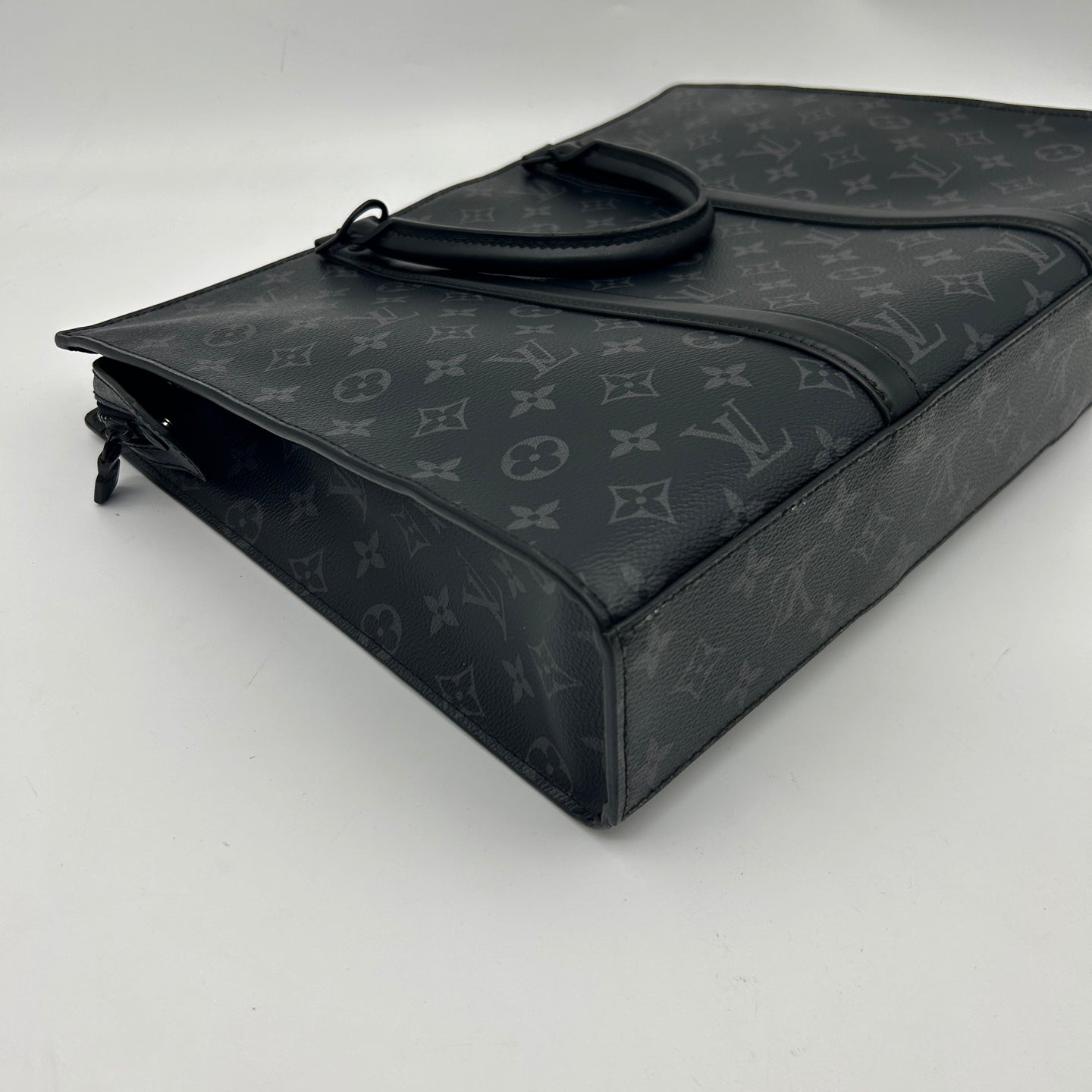 Louis Vuitton Black Monogram Eclipse Large 2WAY Tote / Business Bag [Used]