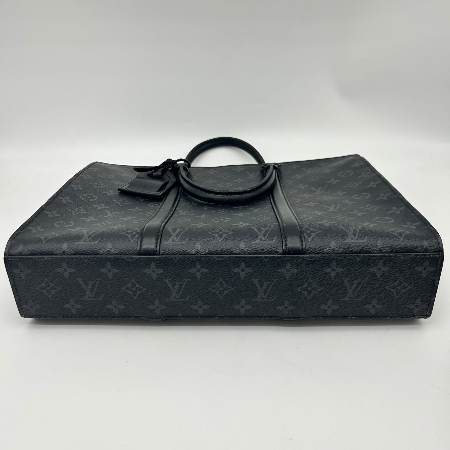 Louis Vuitton Black Monogram Eclipse Large 2WAY Tote / Business Bag [Used]