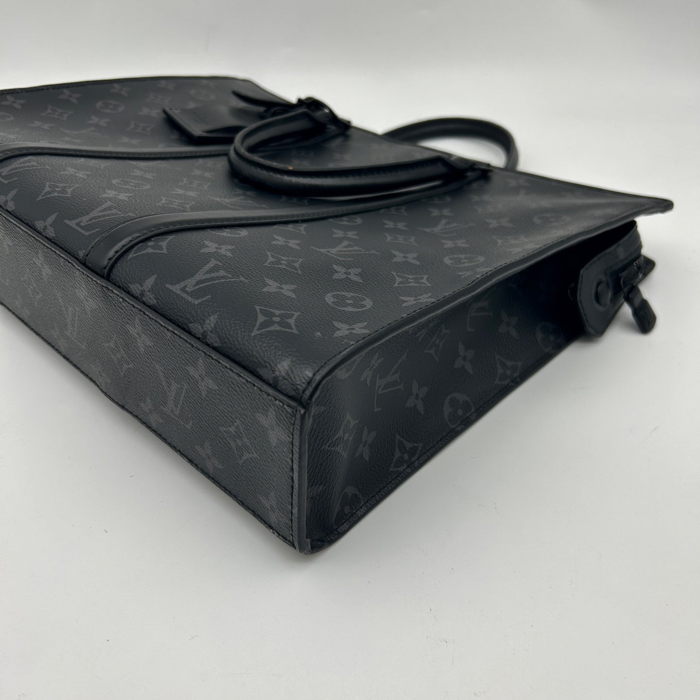 Louis Vuitton Black Monogram Eclipse Large 2WAY Tote / Business Bag [Used]