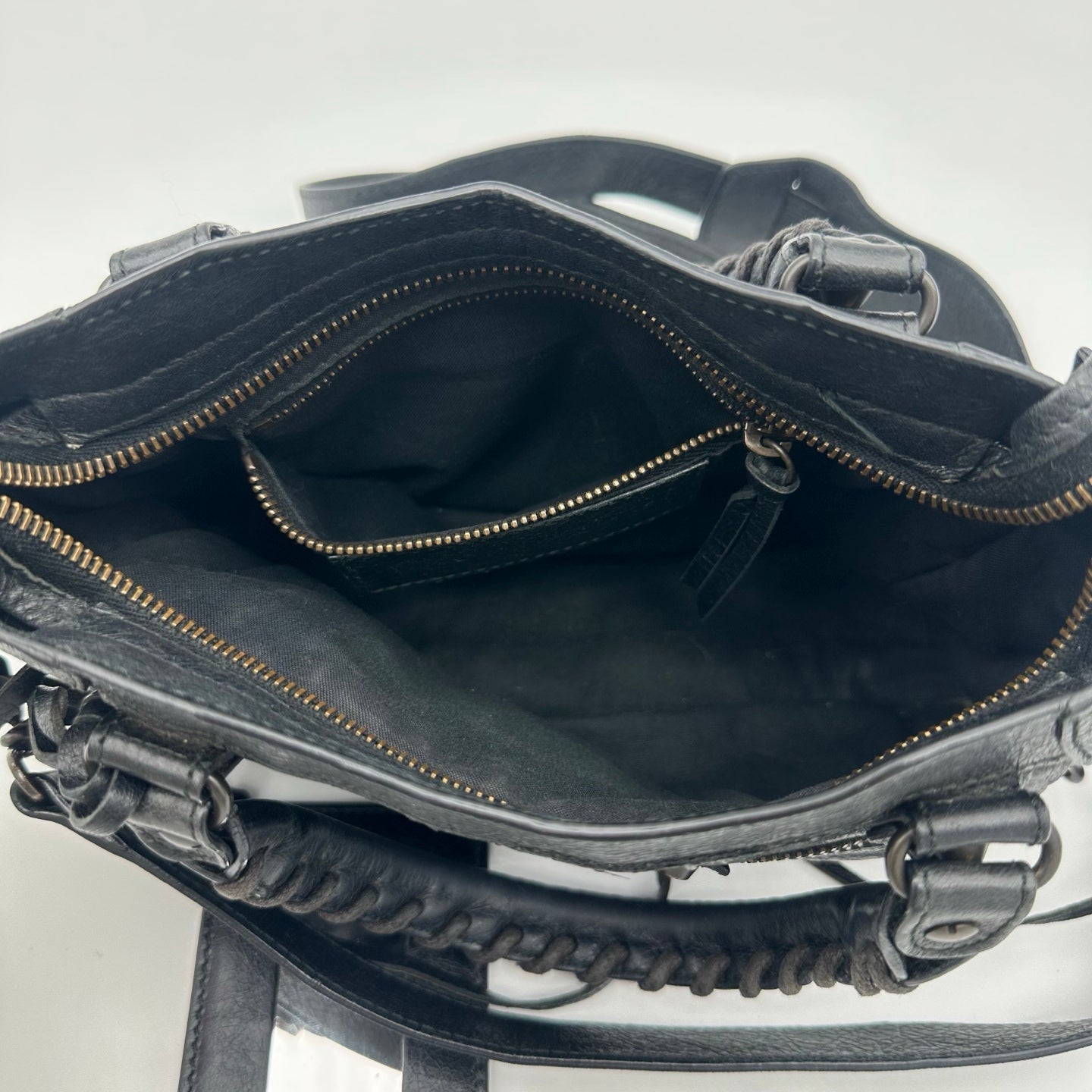 Balenciaga Black Motorcycle City Small 2Way Bag with Strap [Used]