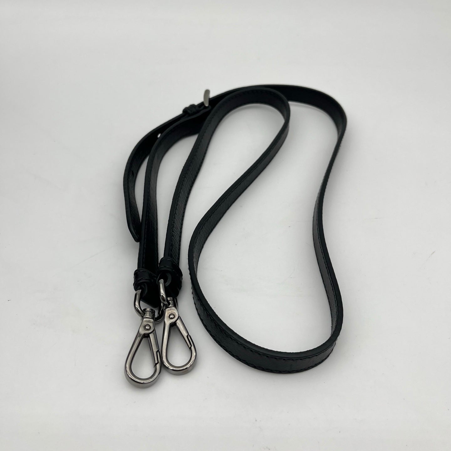 Prada Black Glace Calf Leather 2Way Tote Bag with Shoulder Strap [Used]