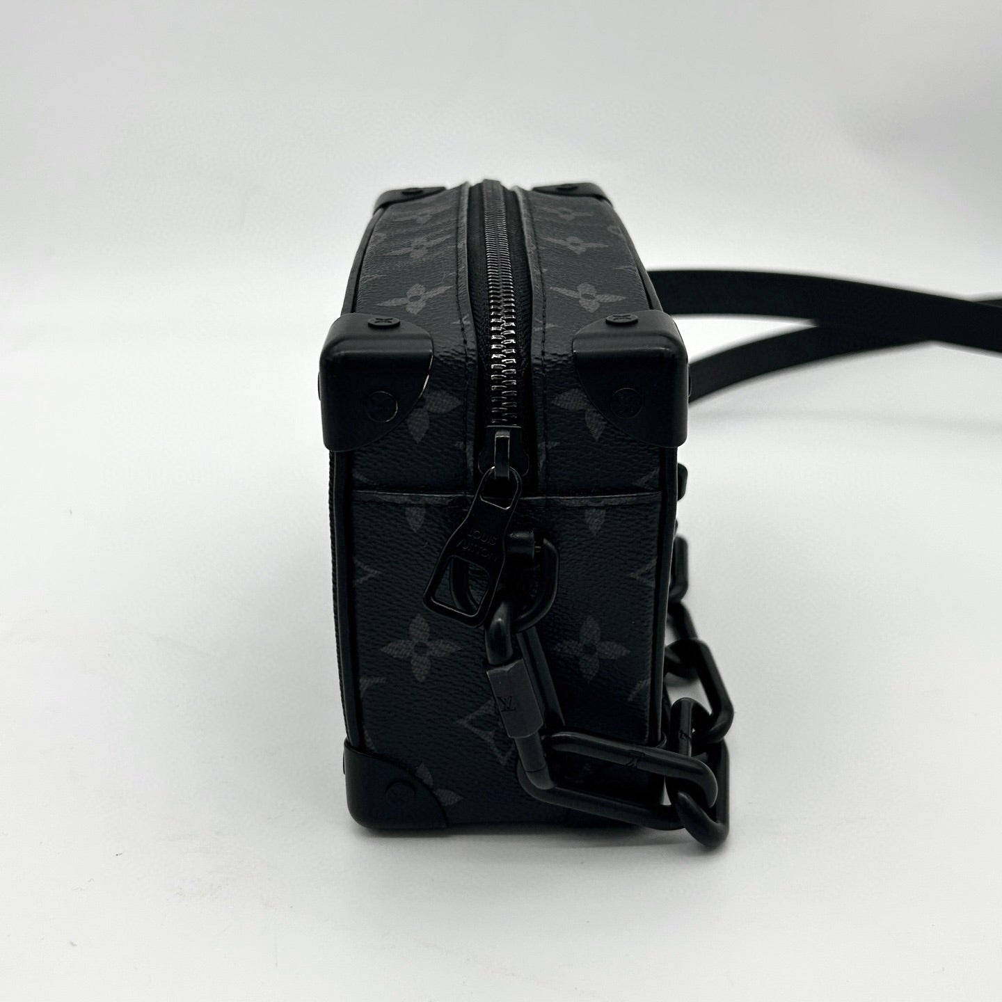 Louis Vuitton Black Monogram Eclipse Soft Trunk Crossbody Bag [Used]