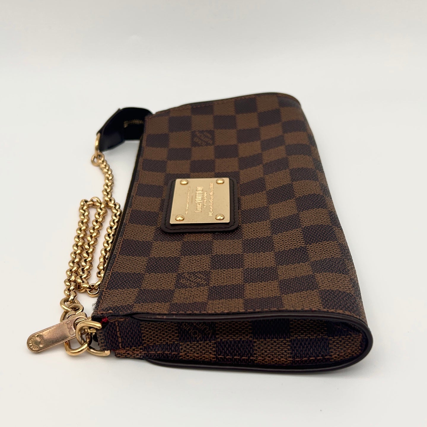 Louis Vuitton Damier Ebene EVA Chain Shoulder Bag with Strap [Used]