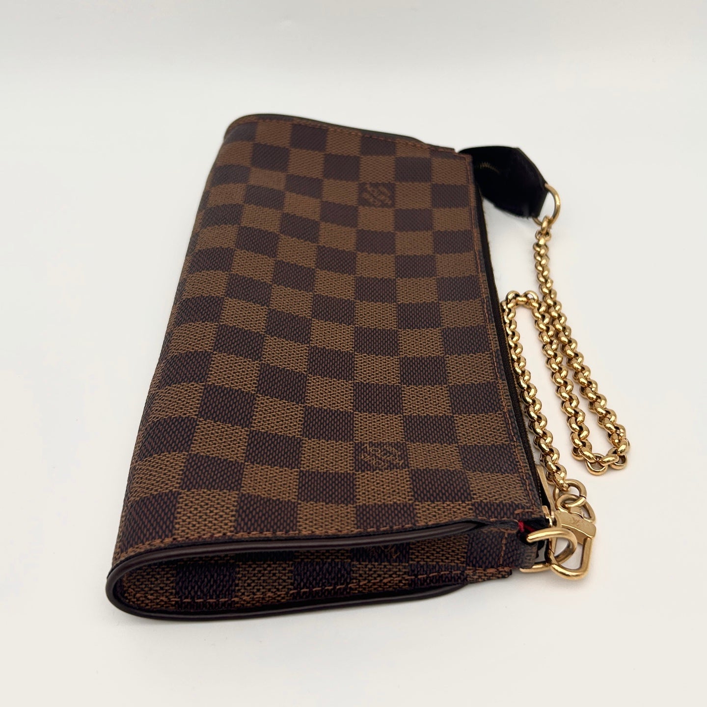 Louis Vuitton Damier Ebene EVA Chain Shoulder Bag with Strap [Used]