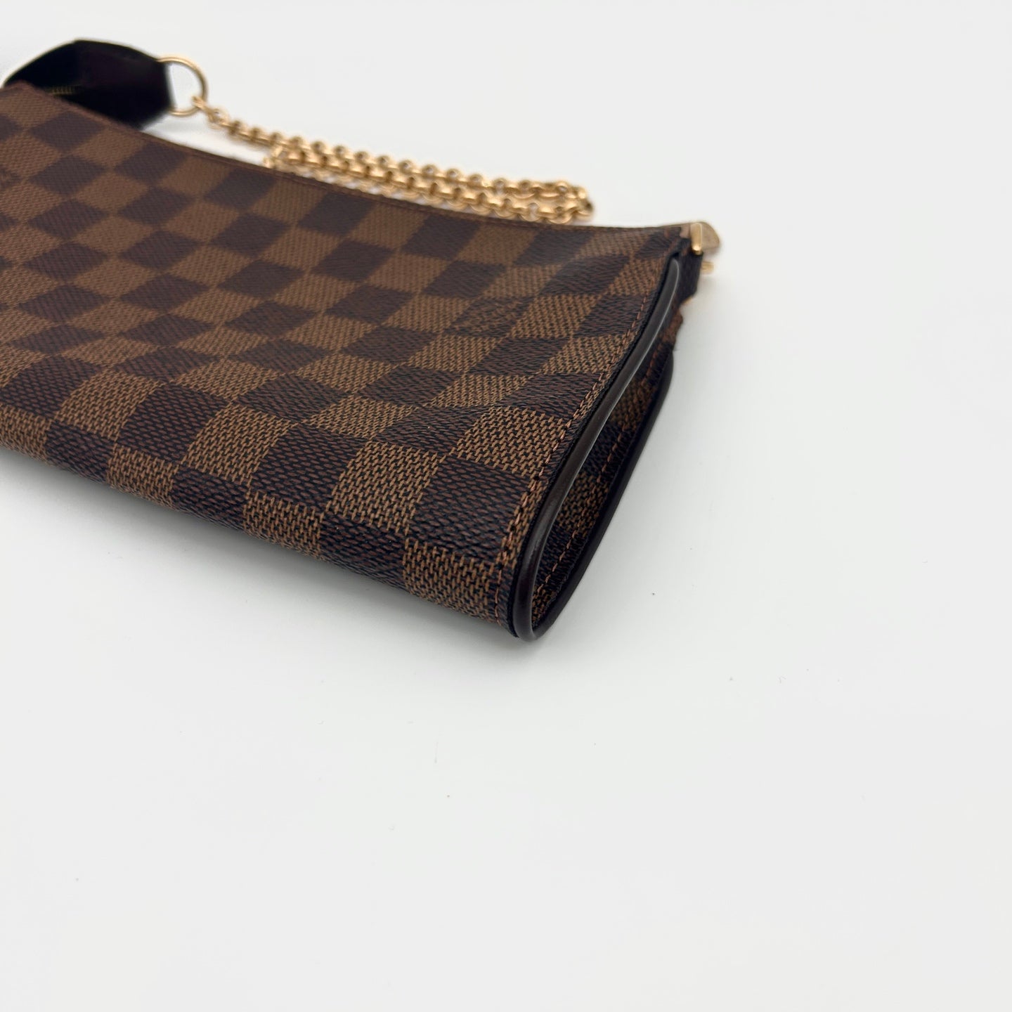 Louis Vuitton Damier Ebene EVA Chain Shoulder Bag with Strap [Used]
